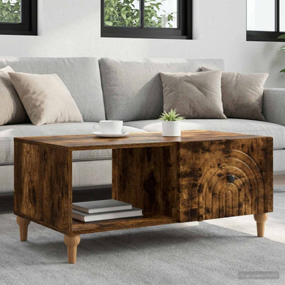 Tavolino da salotto Rovere Fumo 90 x 50 x 40 cm