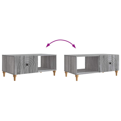 Tavolino da salotto Grigio Sonoma 90 x 50 x 40 cm