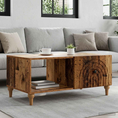 Tavolino da salotto Legno antico 90 x 50 x 40 cm