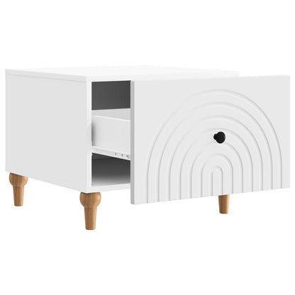 Tavolino da salotto Bianco 49 x 50 x 40 cm Legno ingegnerizzato | homemem39
