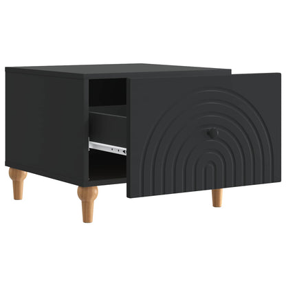 Tavolino da salotto Nero 49 x 50 x 40 cm Legno ingegnerizzato | homemem39