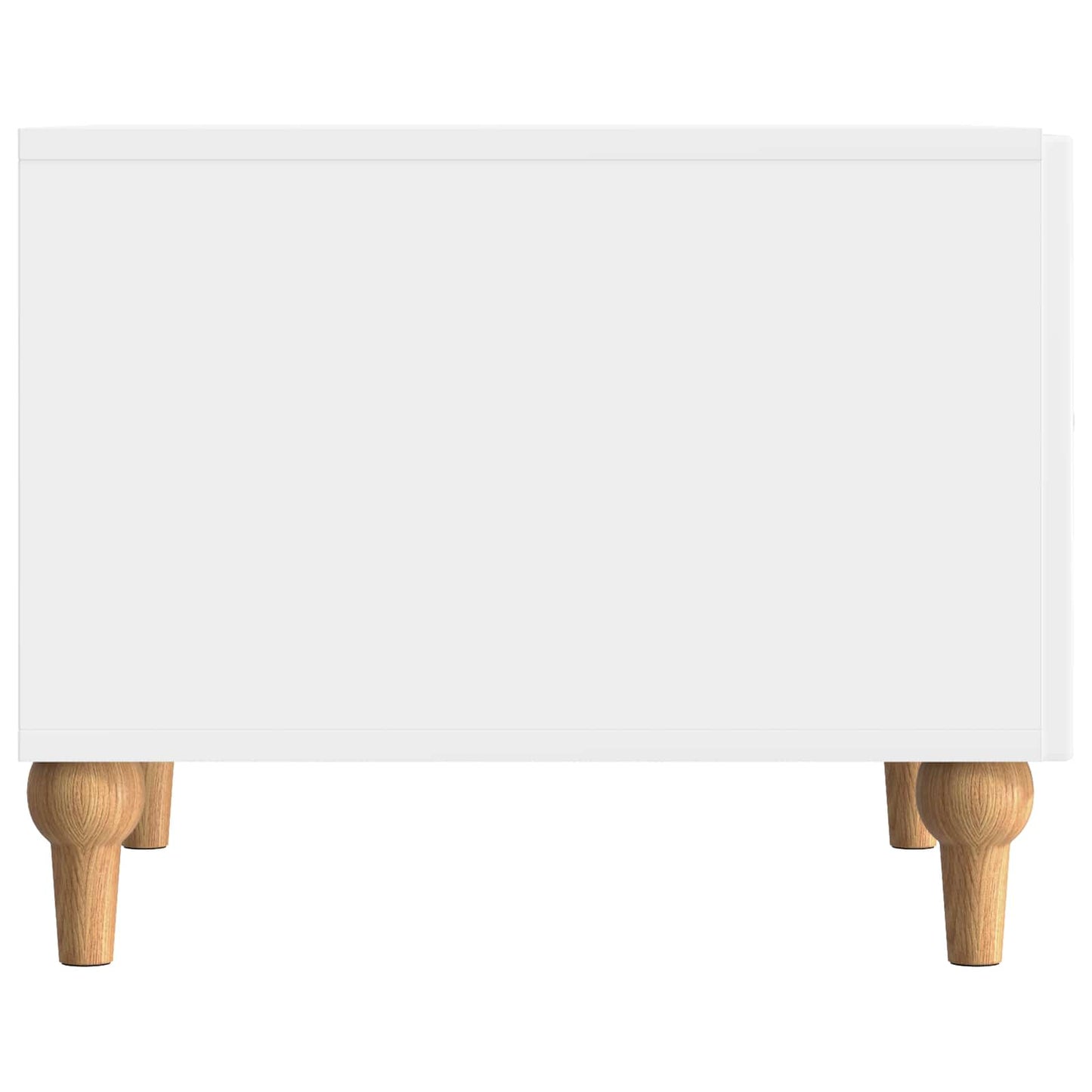 Tavolino da salotto con cassetto Bianco Lucido 49 x 50 x 40 cm | homemem39