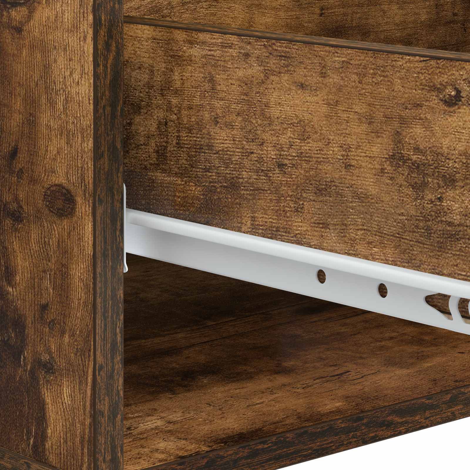 Tavolino da salotto con cassetto Rovere Fumo 49 x 50 x 40 cm | homemem39