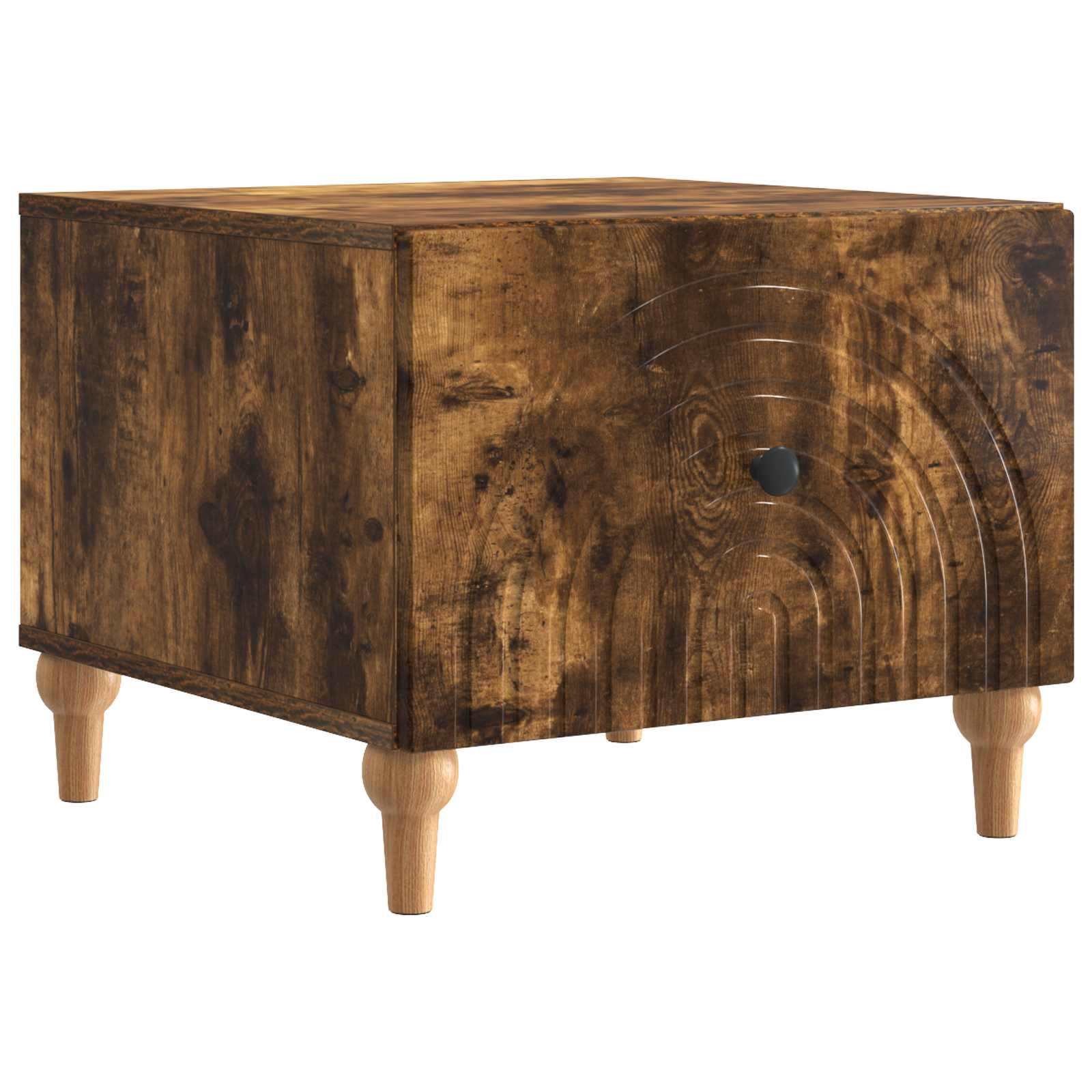 Tavolino da salotto con cassetto Rovere Fumo 49 x 50 x 40 cm | homemem39