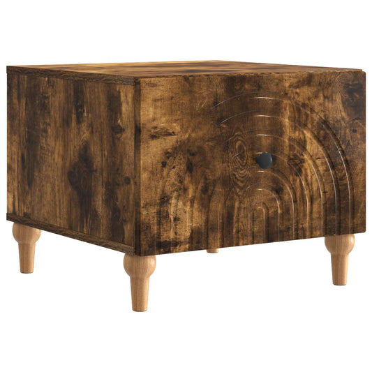 Tavolino da salotto con cassetto Rovere Fumo 49 x 50 x 40 cm | homemem39