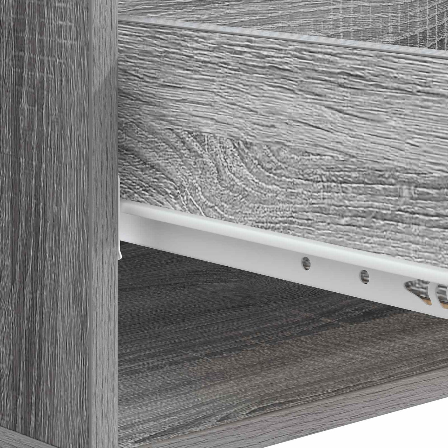 Tavolino da salotto con cassetto Grigio Sonoma 49 x 50 x 40 cm | homemem39
