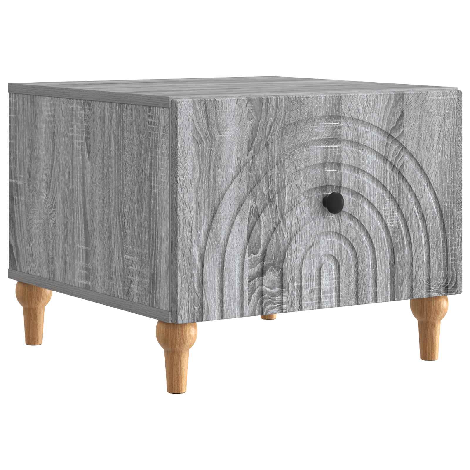Tavolino da salotto con cassetto Grigio Sonoma 49 x 50 x 40 cm | homemem39