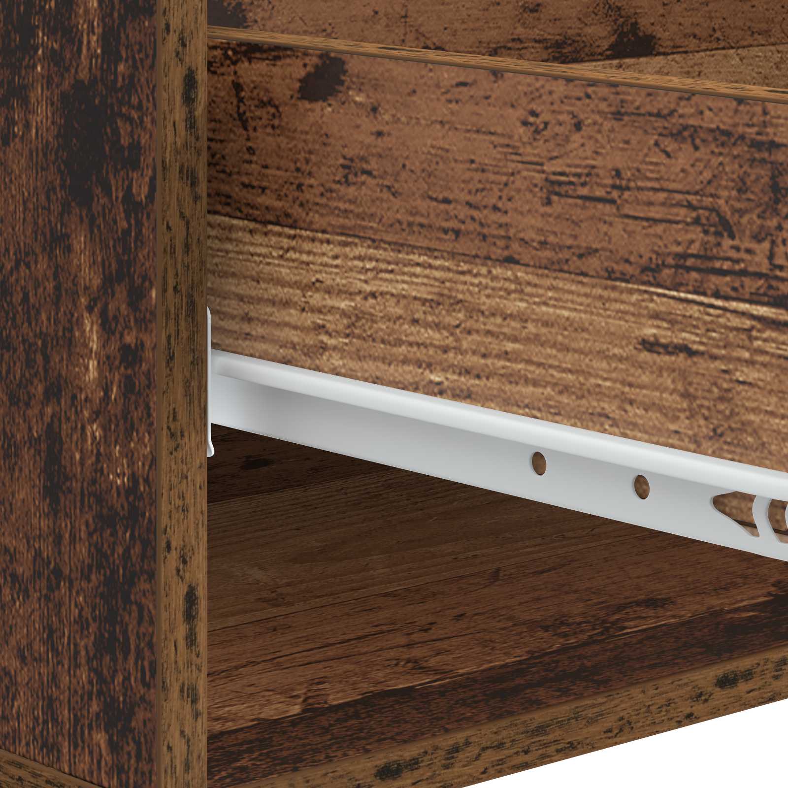 Tavolino da salotto con cassetto Legno antico 49 x 50 x 40 cm | homemem39