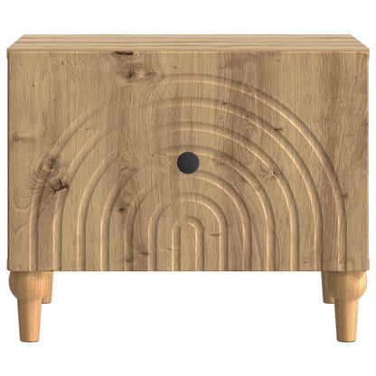 Tavolino da salotto Rovere Artigianale 49 x 50 x 40 cm | homemem39