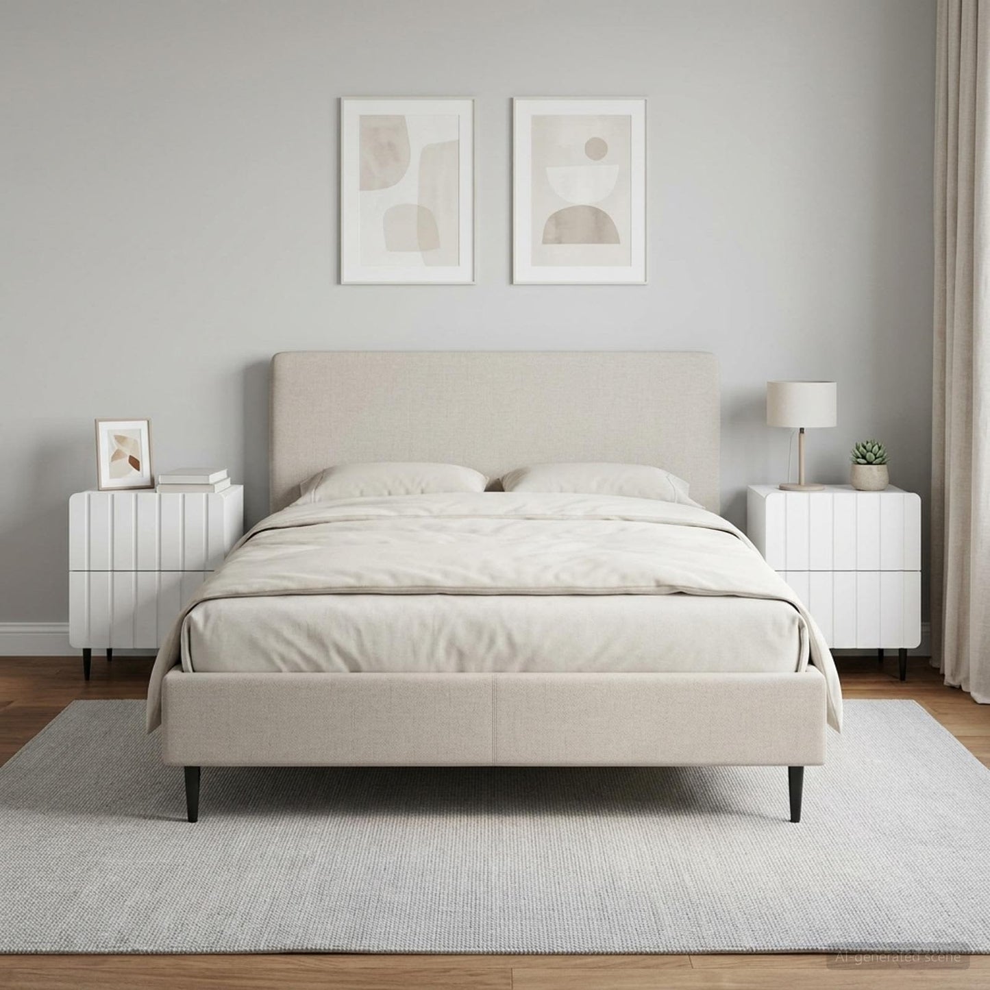 Armadio da Notte con cassetto 2 pcs Bianco 43 x 34,5 x 49,5 cm