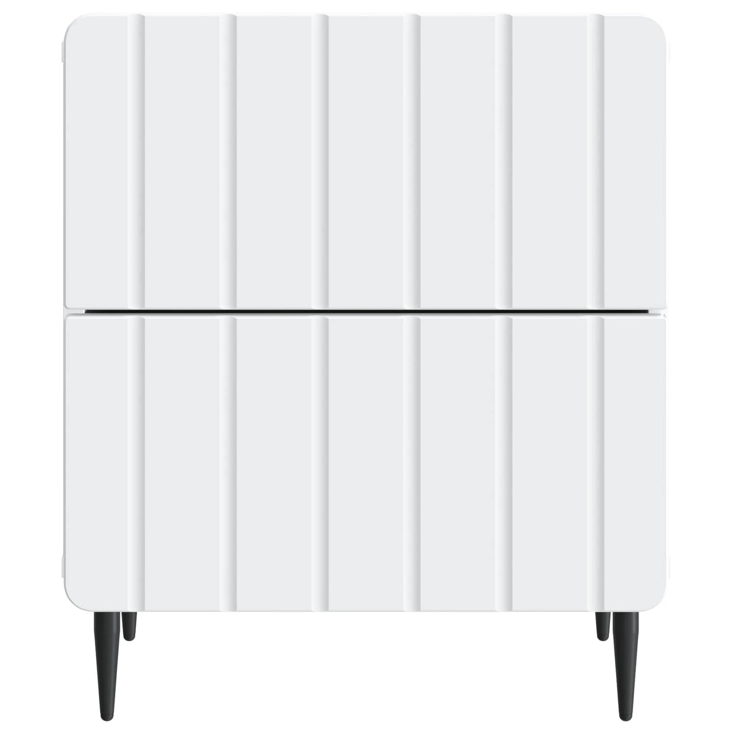 Armadio da Notte con cassetto 2 pcs Bianco 43 x 34,5 x 49,5 cm | homemem39