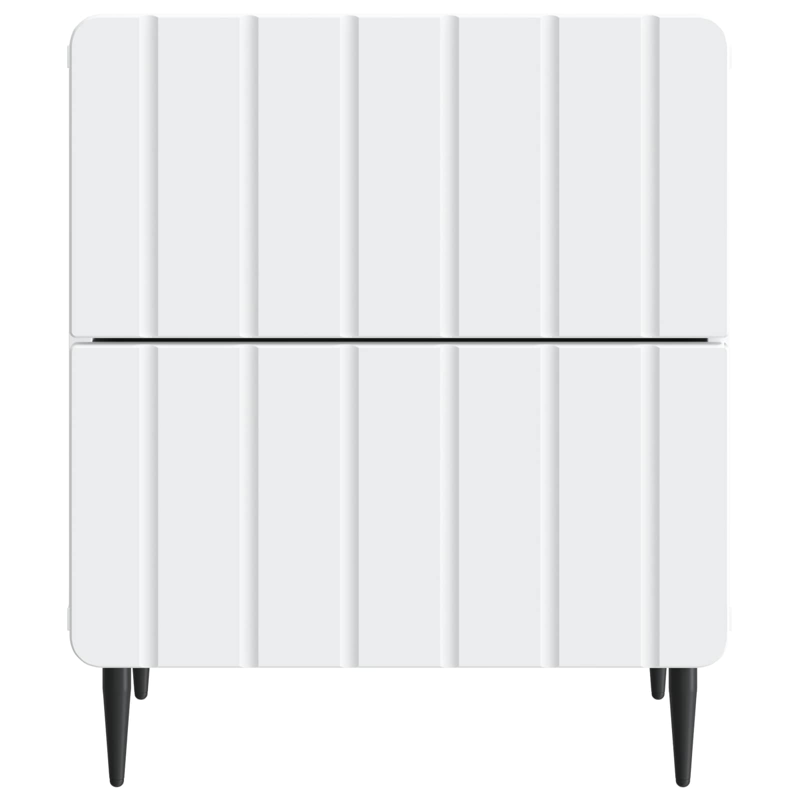 Armadio da Notte con cassetto 2 pcs Bianco 43 x 34,5 x 49,5 cm | homemem39