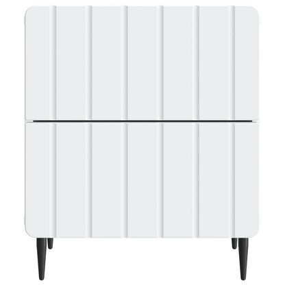 Armadio da Notte con cassetto 2 pcs Bianco 43 x 34,5 x 49,5 cm | homemem39