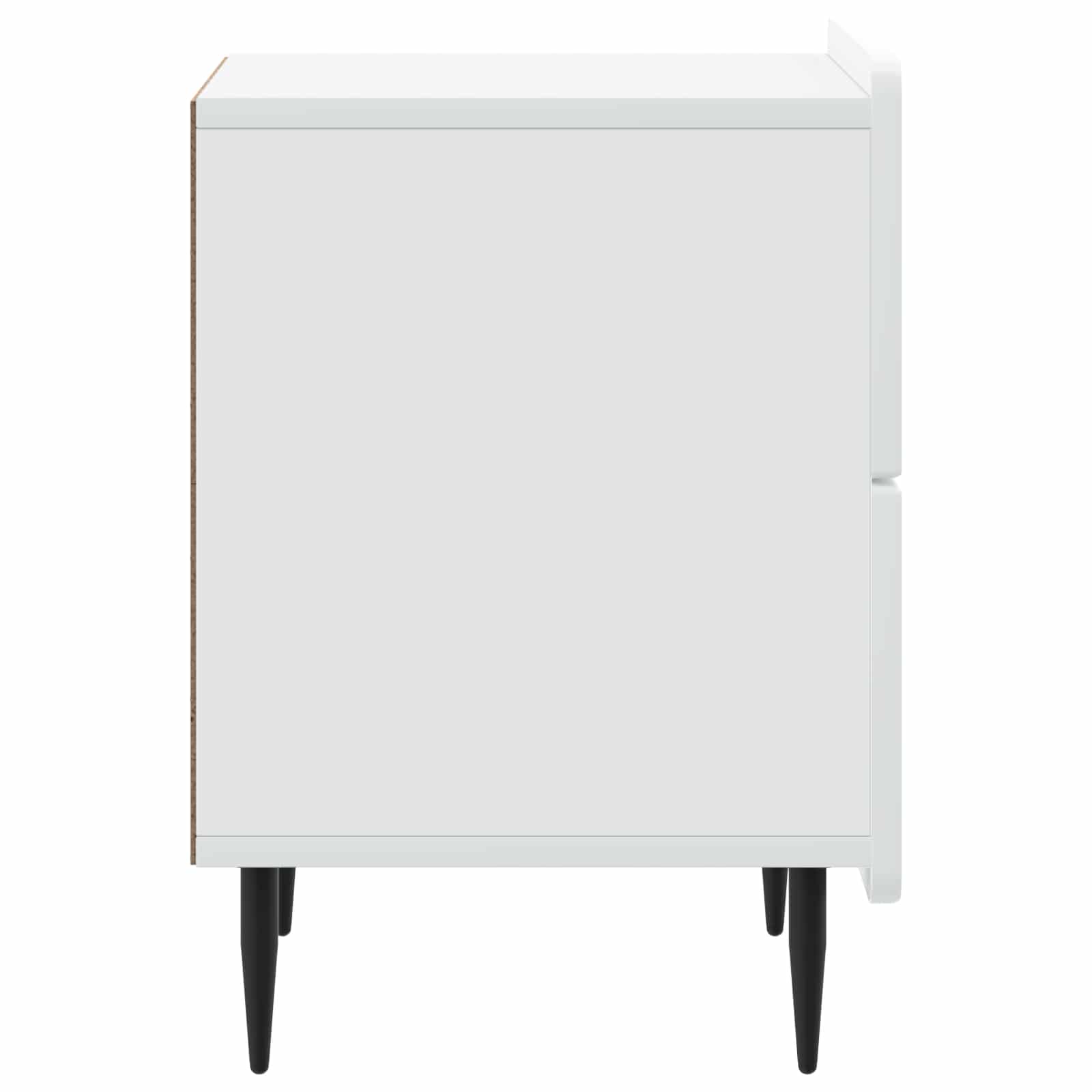 Armadio da Notte con cassetto 2 pcs Bianco 43 x 34,5 x 49,5 cm | homemem39