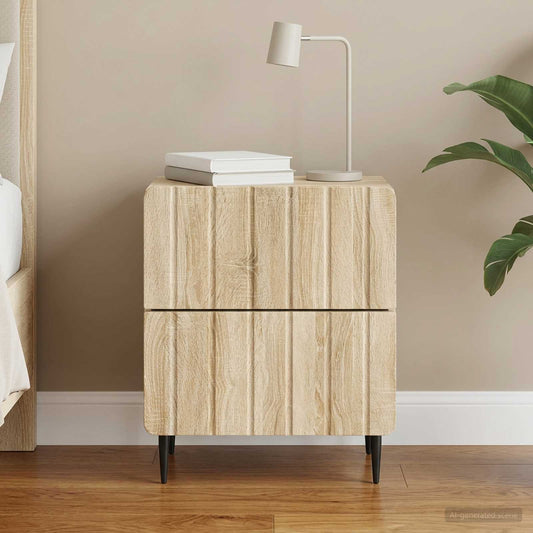Armadio da Notte Rovere Sonoma 43 x 34,5 x 49,5 cm
