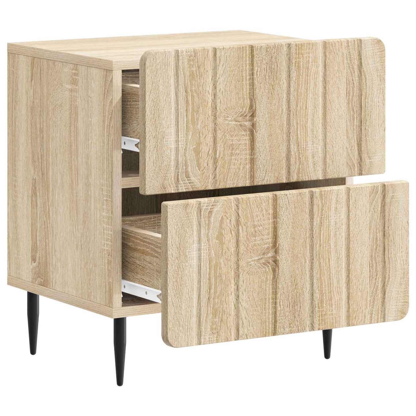 Armadio da Notte con cassetto Rovere Sonoma 43 x 34,5 x 49,5 cm