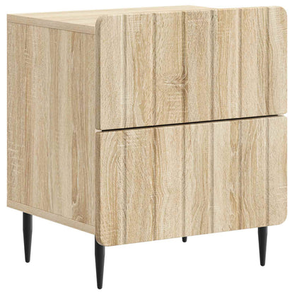 Armadio da Notte 2 pcs Rovere Sonoma 43 x 34,5 x 49,5 cm