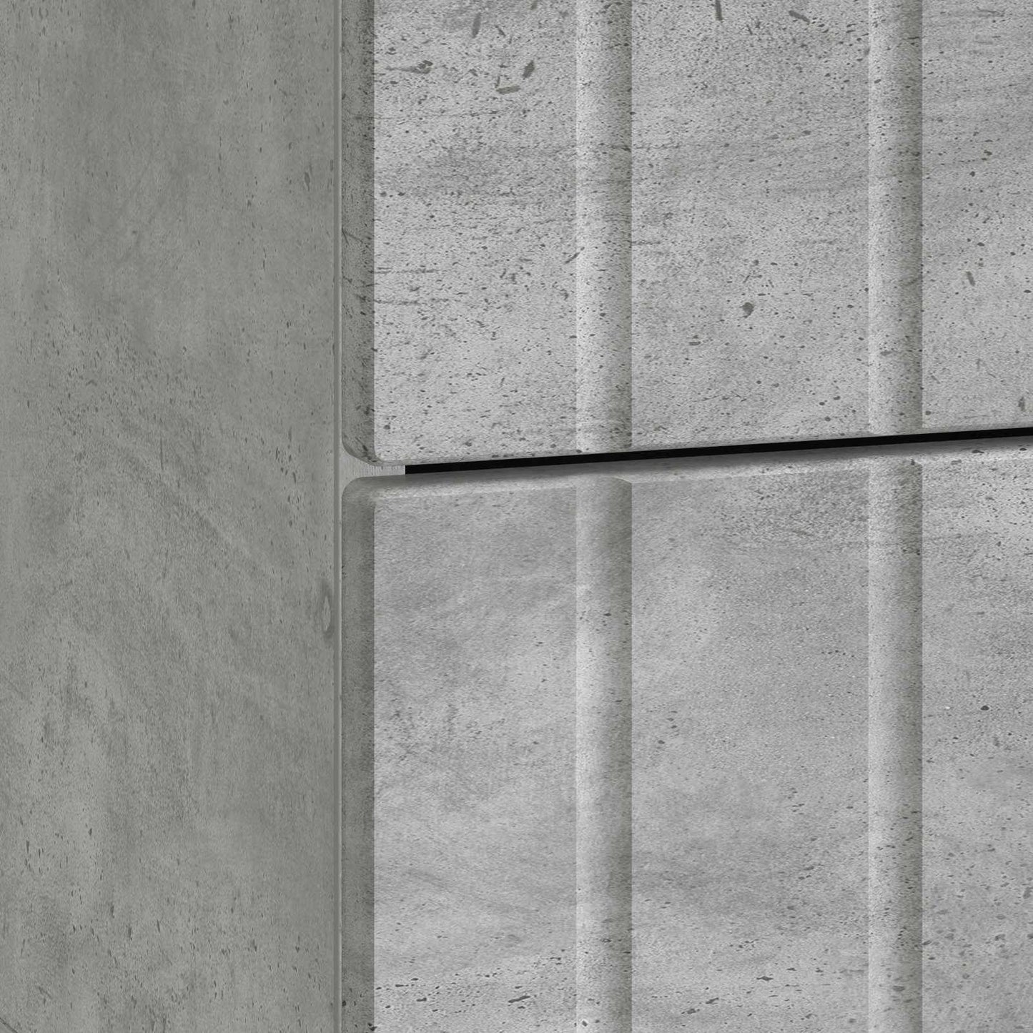 Armadio da Notte Grigio Cemento 43 x 34,5 x 49,5 cm | homemem39