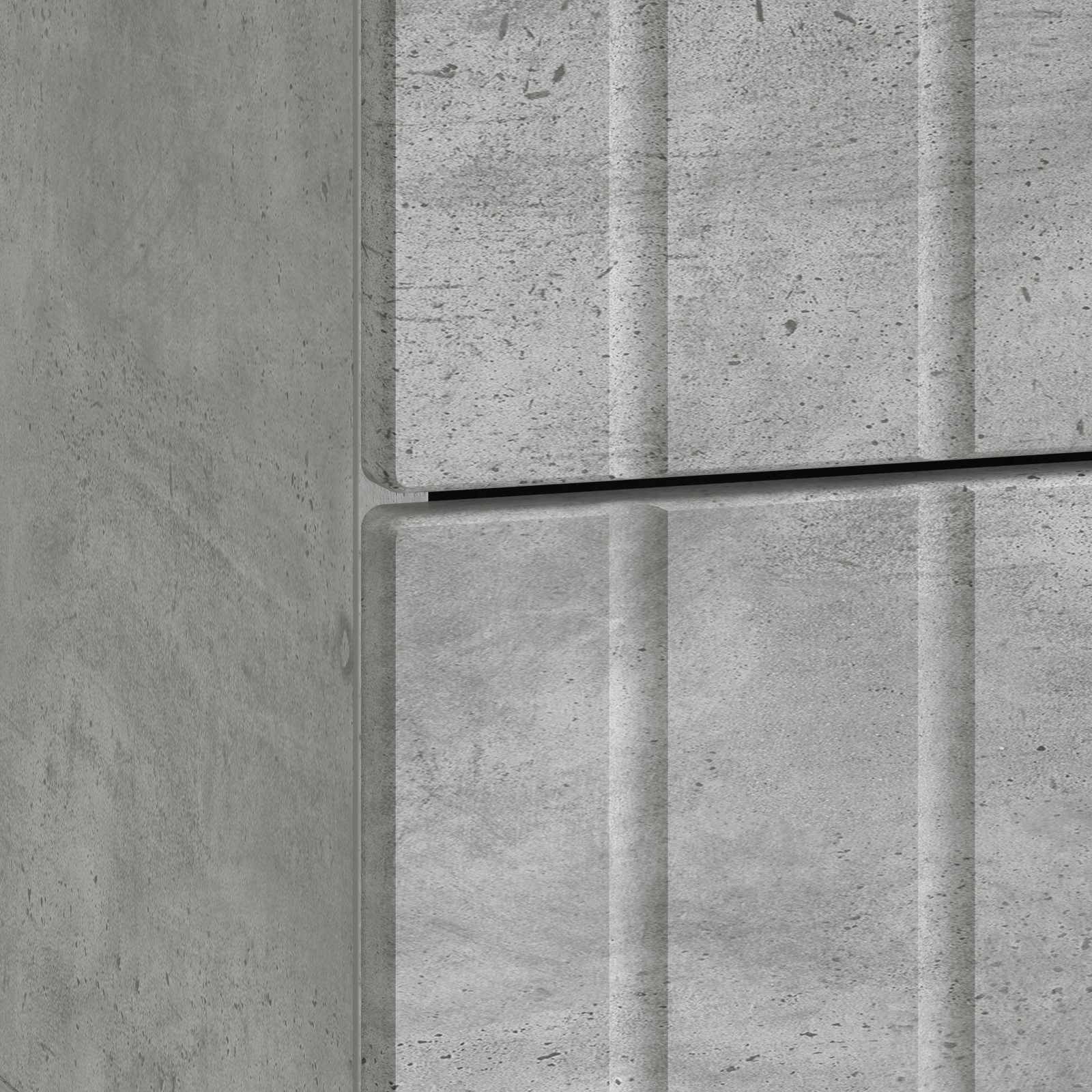 Armadio da Notte Grigio Cemento 43 x 34,5 x 49,5 cm | homemem39