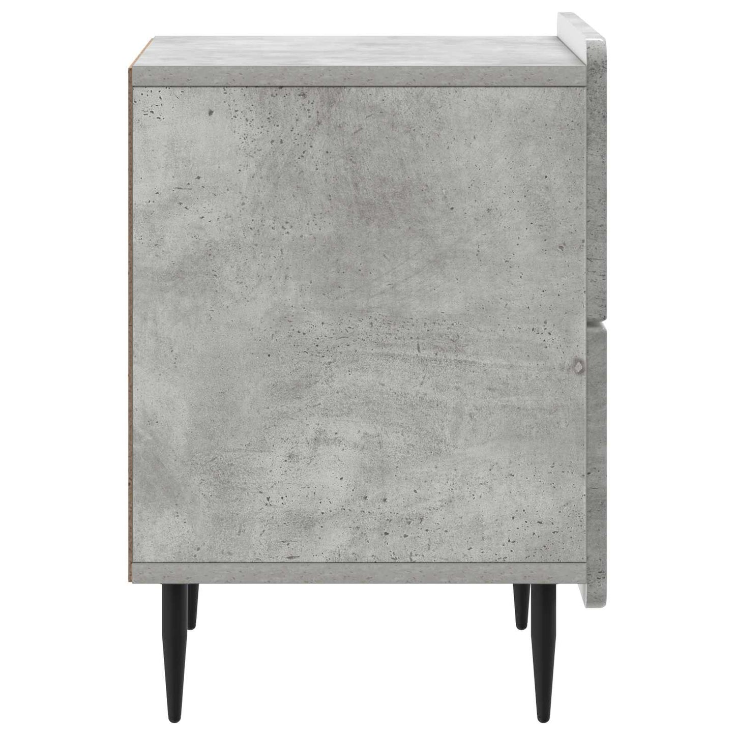 Armadio da Notte Grigio Cemento 43 x 34,5 x 49,5 cm | homemem39