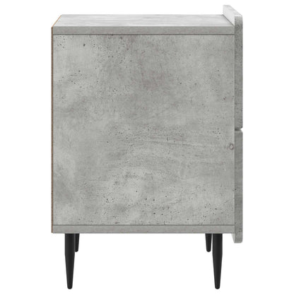 Armadio da Notte Grigio Cemento 43 x 34,5 x 49,5 cm | homemem39