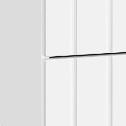 Armadio da Notte 2 pcs Bianco Lucido 43 x 34,5 x 49,5 cm | homemem39