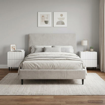 Armadio da Notte 2 pcs Bianco Lucido 43 x 34,5 x 49,5 cm