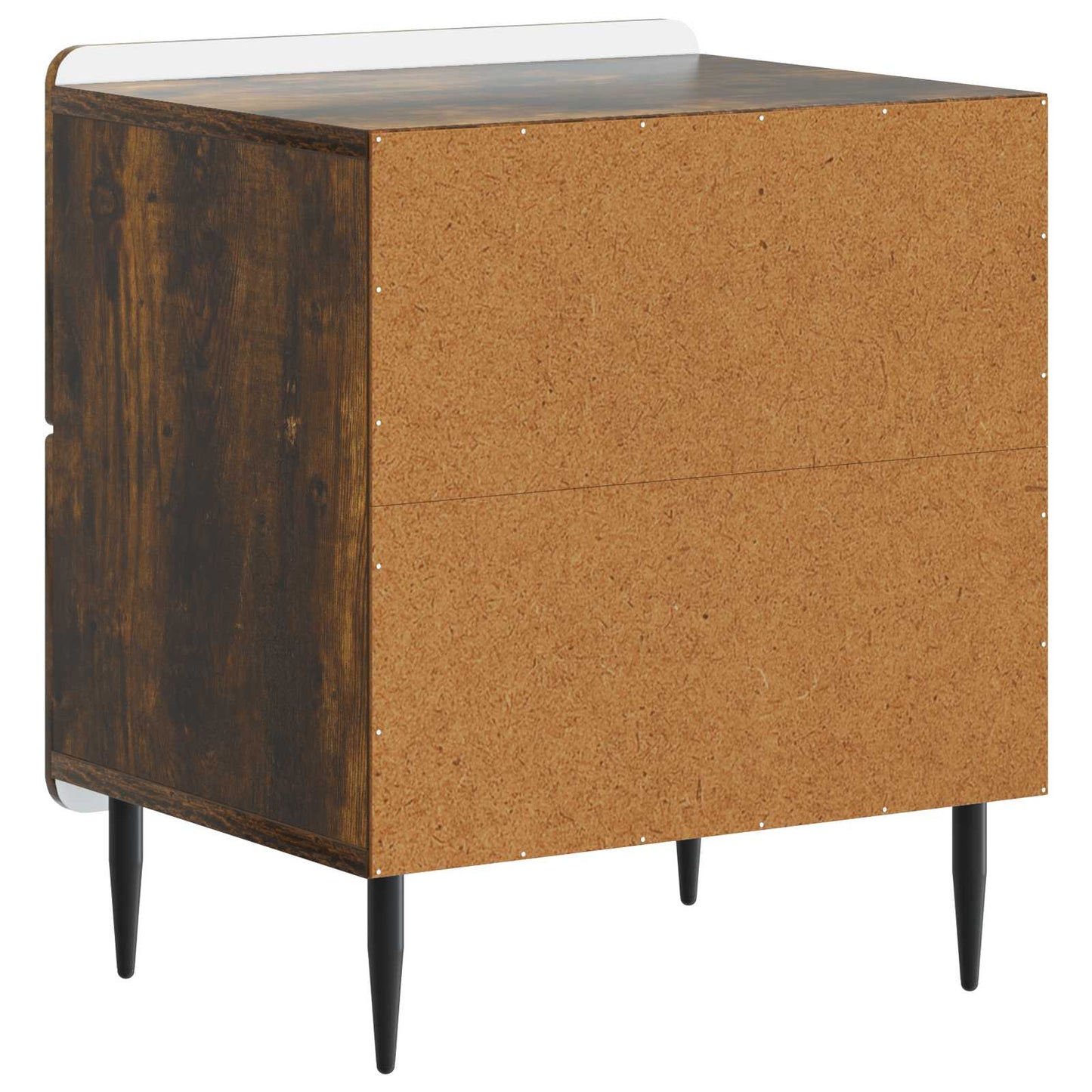 Armadio da Notte 2 pcs Rovere Fumo 43 x 34,5 x 49,5 cm