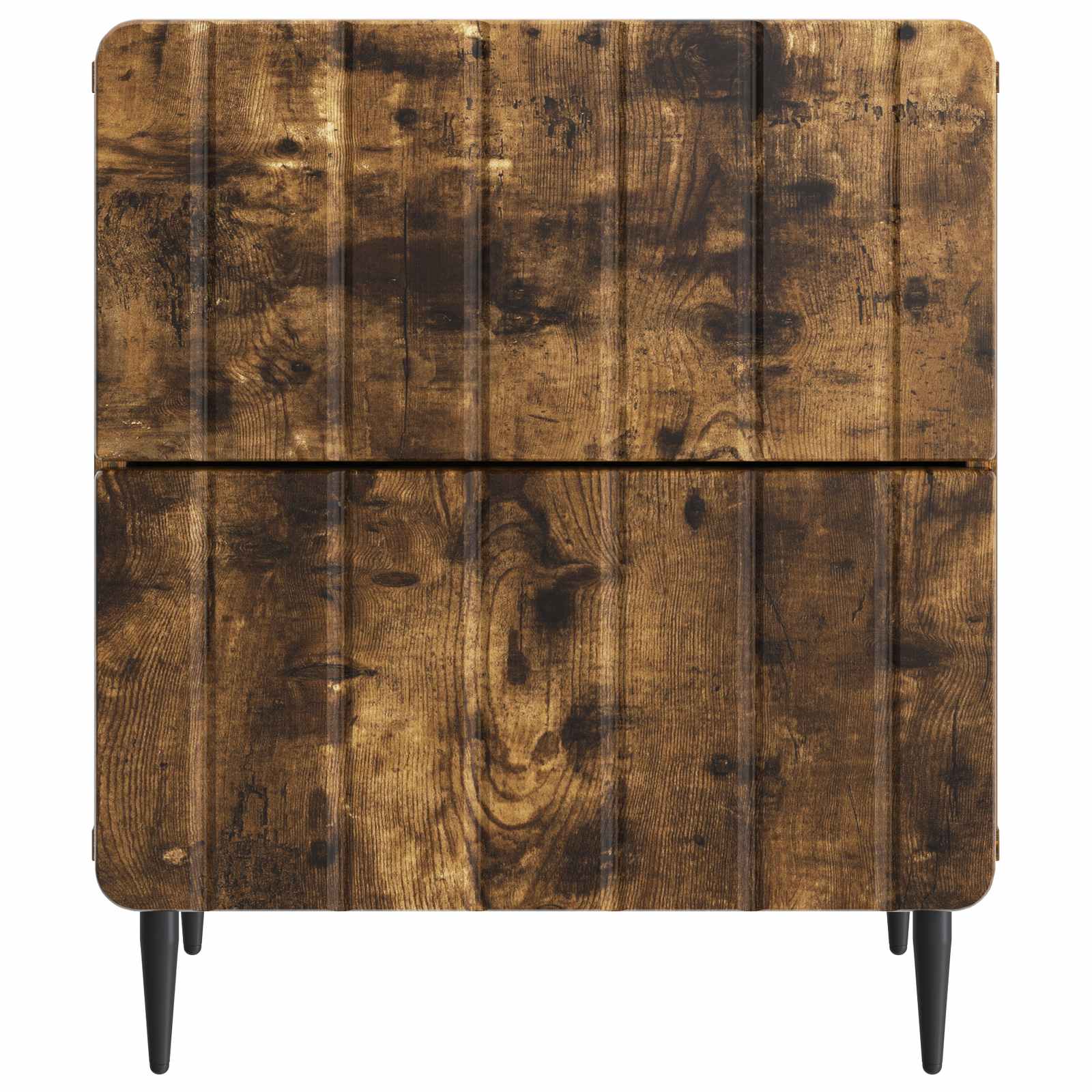 Armadio da Notte 2 pcs Rovere Fumo 43 x 34,5 x 49,5 cm | homemem39