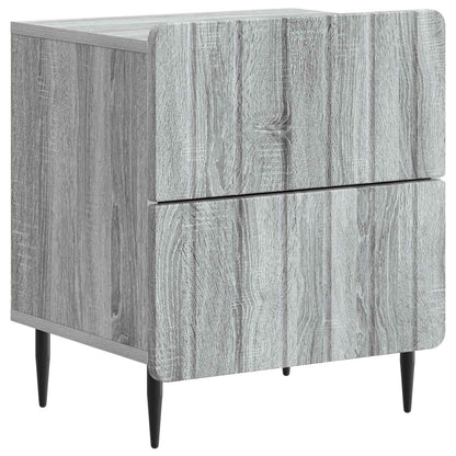 Armadio da Notte con cassetto Grigio Sonoma 43 x 34,5 x 49,5 cm