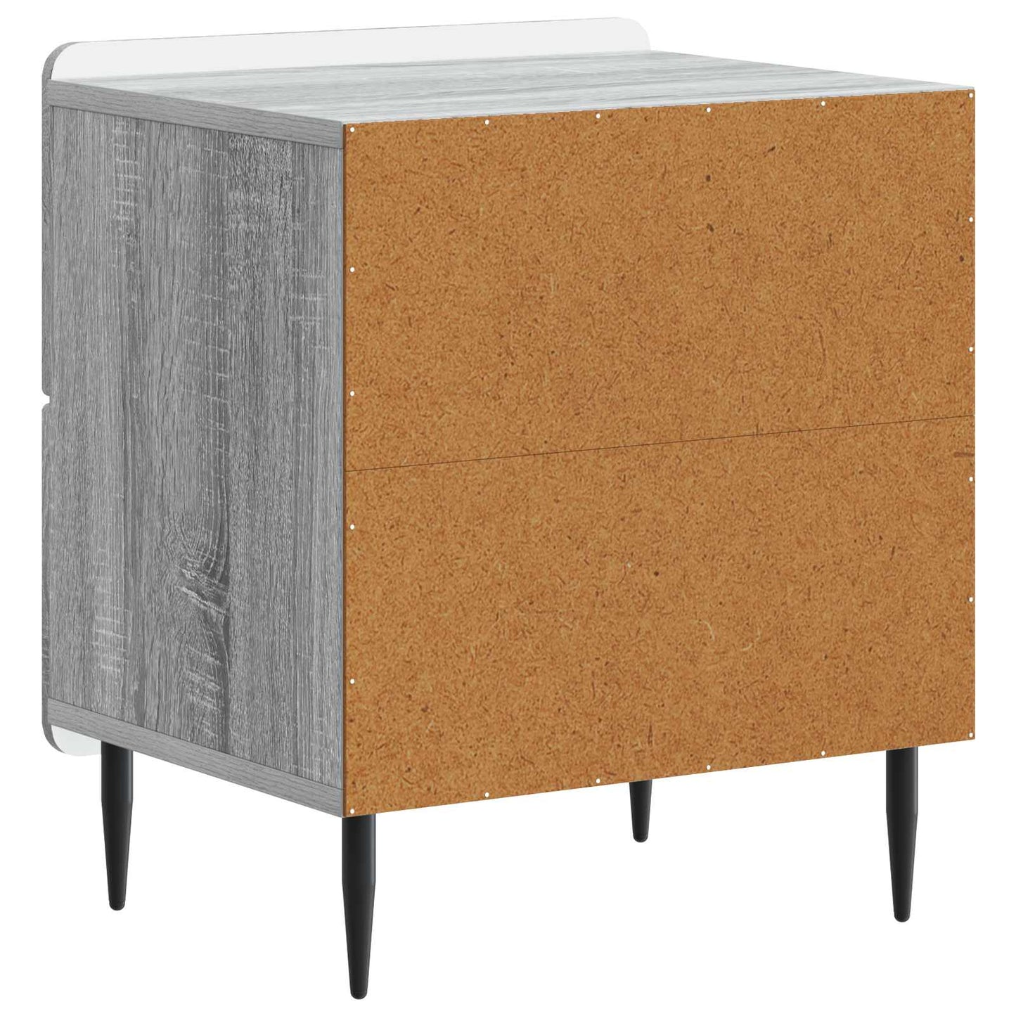 Armadio da Notte con cassetto Grigio Sonoma 43 x 34,5 x 49,5 cm