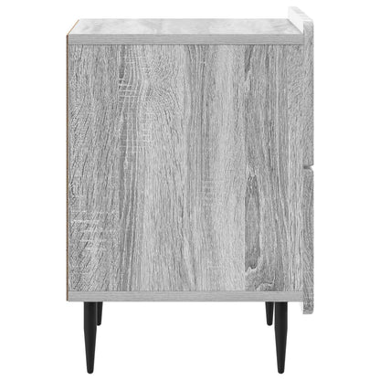 Armadio da Notte con cassetto Grigio Sonoma 43 x 34,5 x 49,5 cm