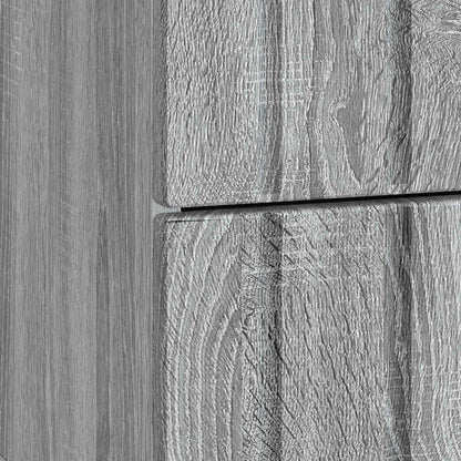 Armadio da Notte 2 pcs Grigio Sonoma 43 x 34,5 x 49,5 cm