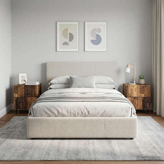 Armadio da Notte 2 pz Legno antico 43 x 34,5 x 49,5 cm