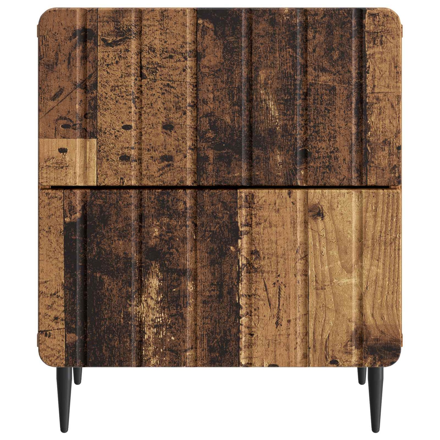 Armadio da Notte 2 pcs Legno antico 43 x 34,5 x 49,5 cm