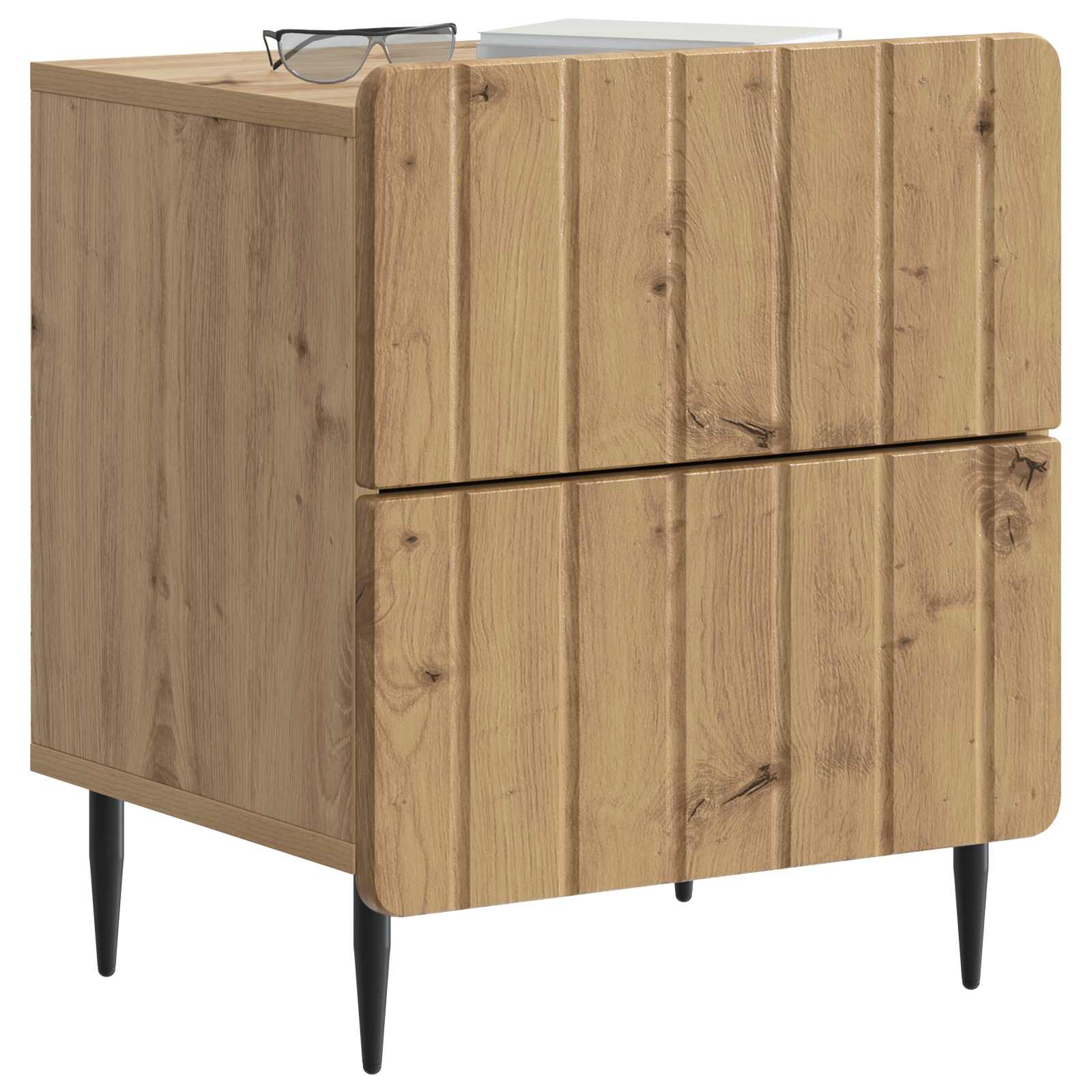 Armadio da Notte Rovere Artigianale 43 x 34,5 x 49,5 cm | homemem39