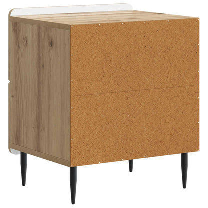 Armadio da Notte 2 pcs Rovere Artigianale 43 x 34,5 x 49,5 cm | homemem39