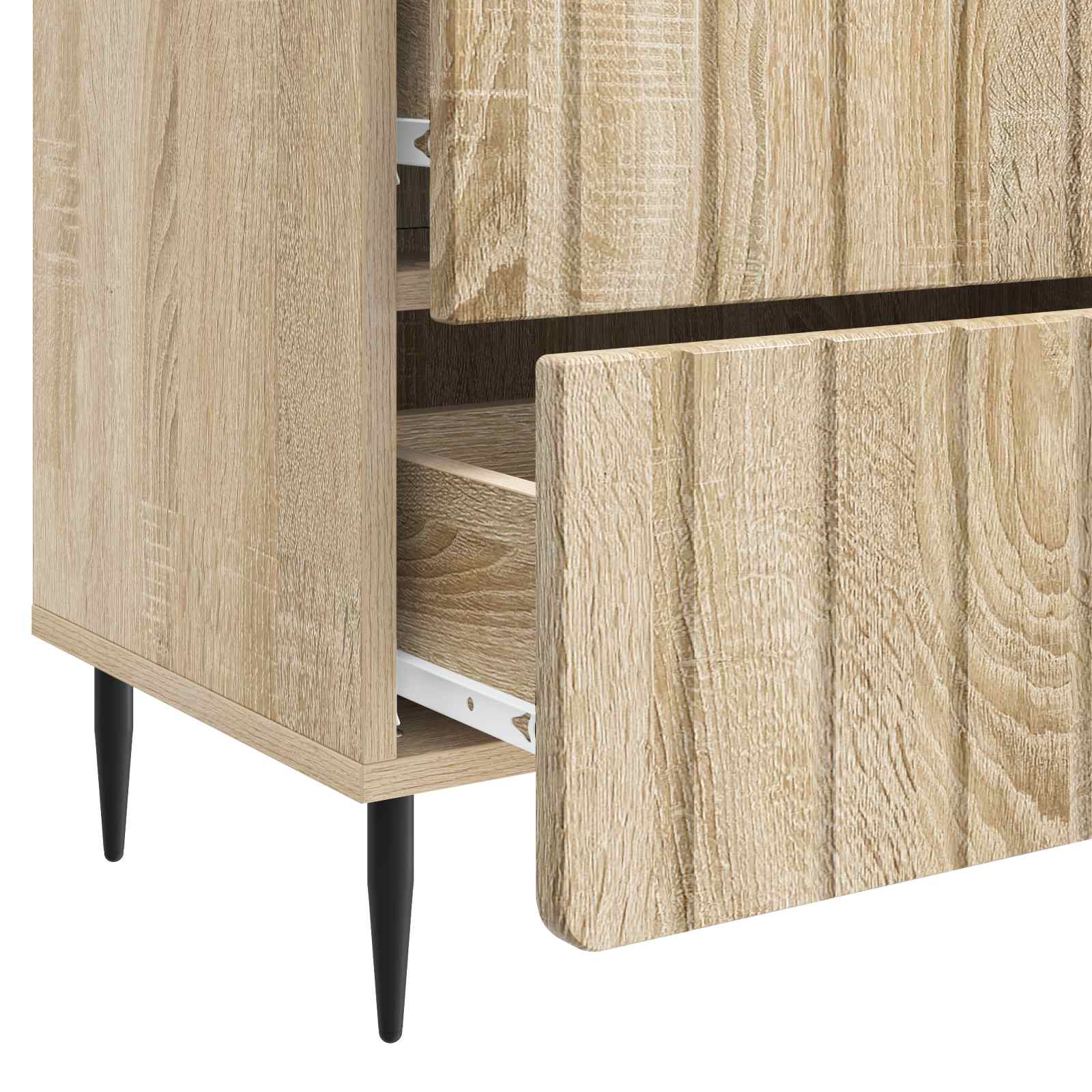 Armadio da Notte con cassetto Rovere Sonoma 62 x 34,5 x 49,5 cm | homemem39