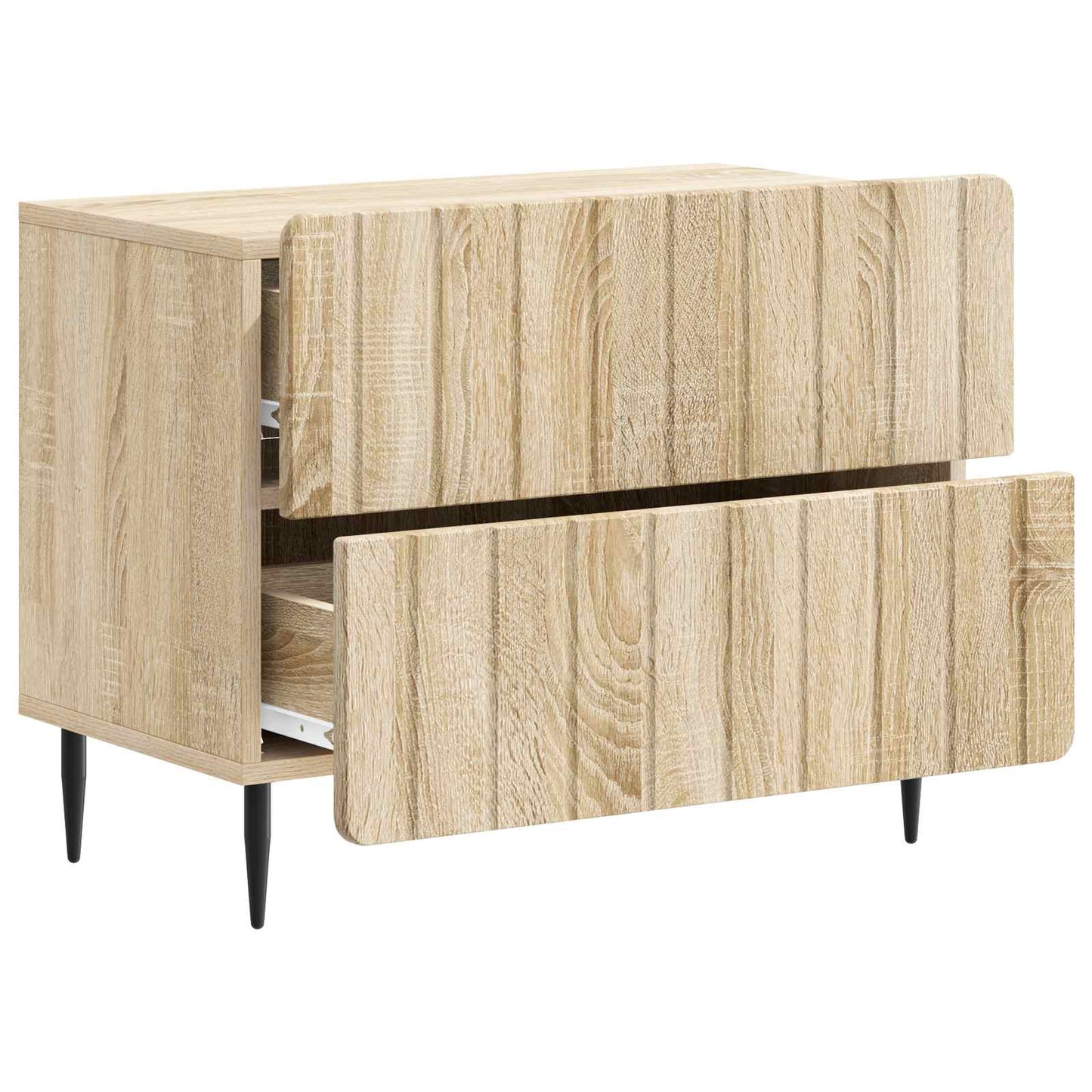 Armadio da Notte con cassetto Rovere Sonoma 62 x 34,5 x 49,5 cm