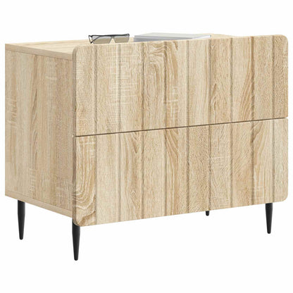 Armadio da Notte con cassetto Rovere Sonoma 62 x 34,5 x 49,5 cm | homemem39