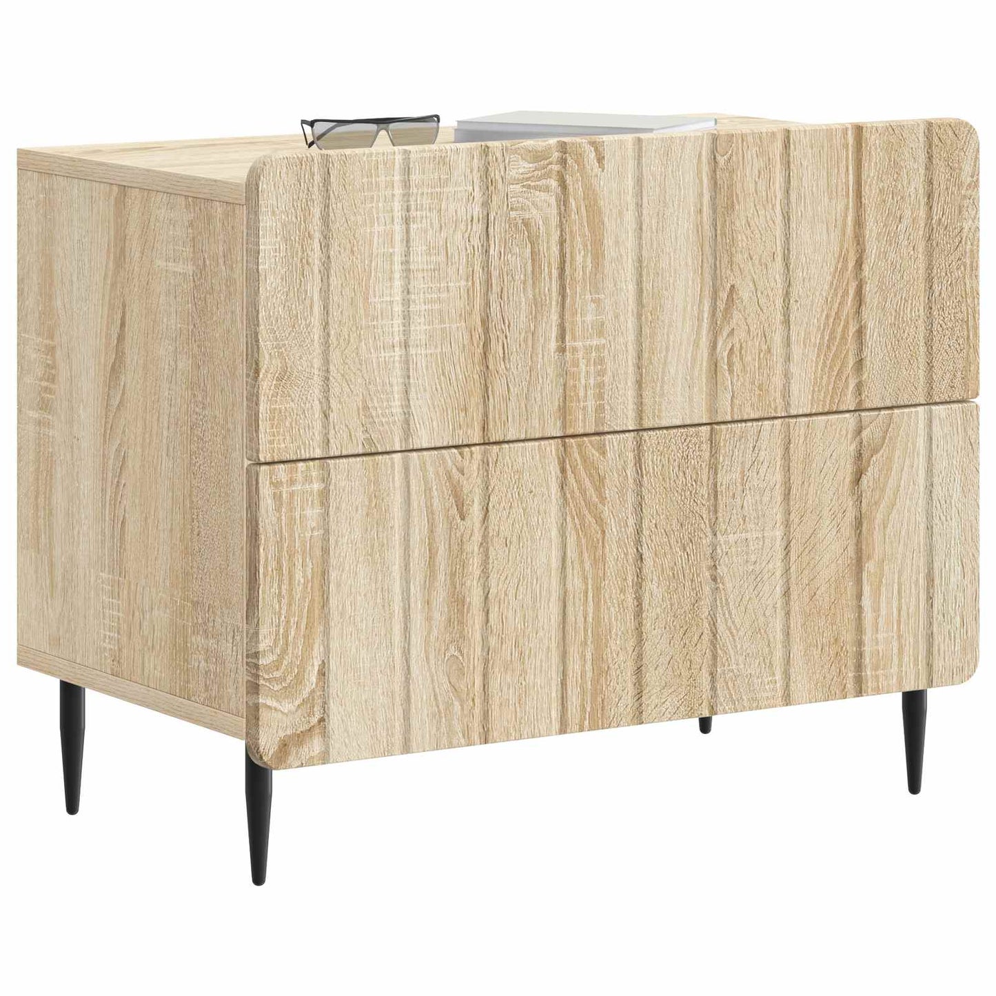 Armadio da Notte con cassetto Rovere Sonoma 62 x 34,5 x 49,5 cm