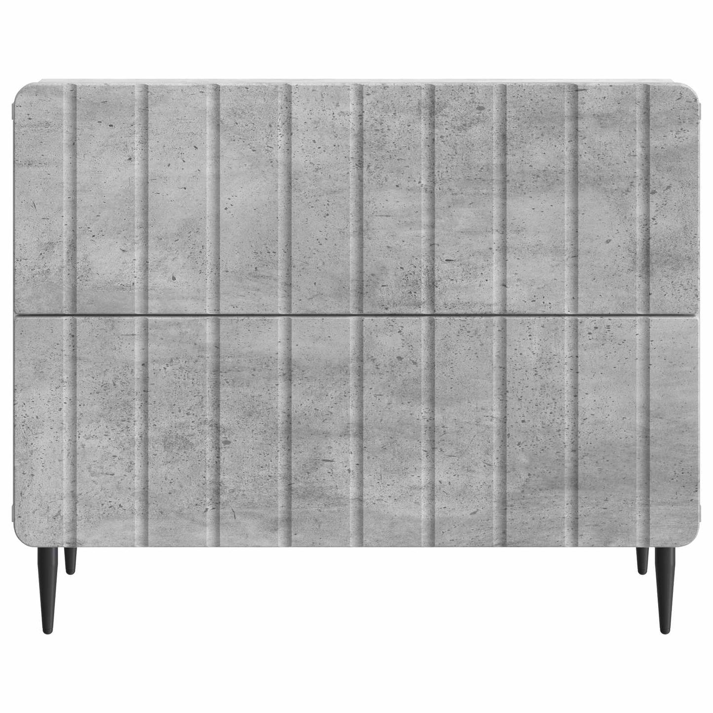 Armadio da Notte Grigio Cemento 62 x 34,5 x 49,5 cm