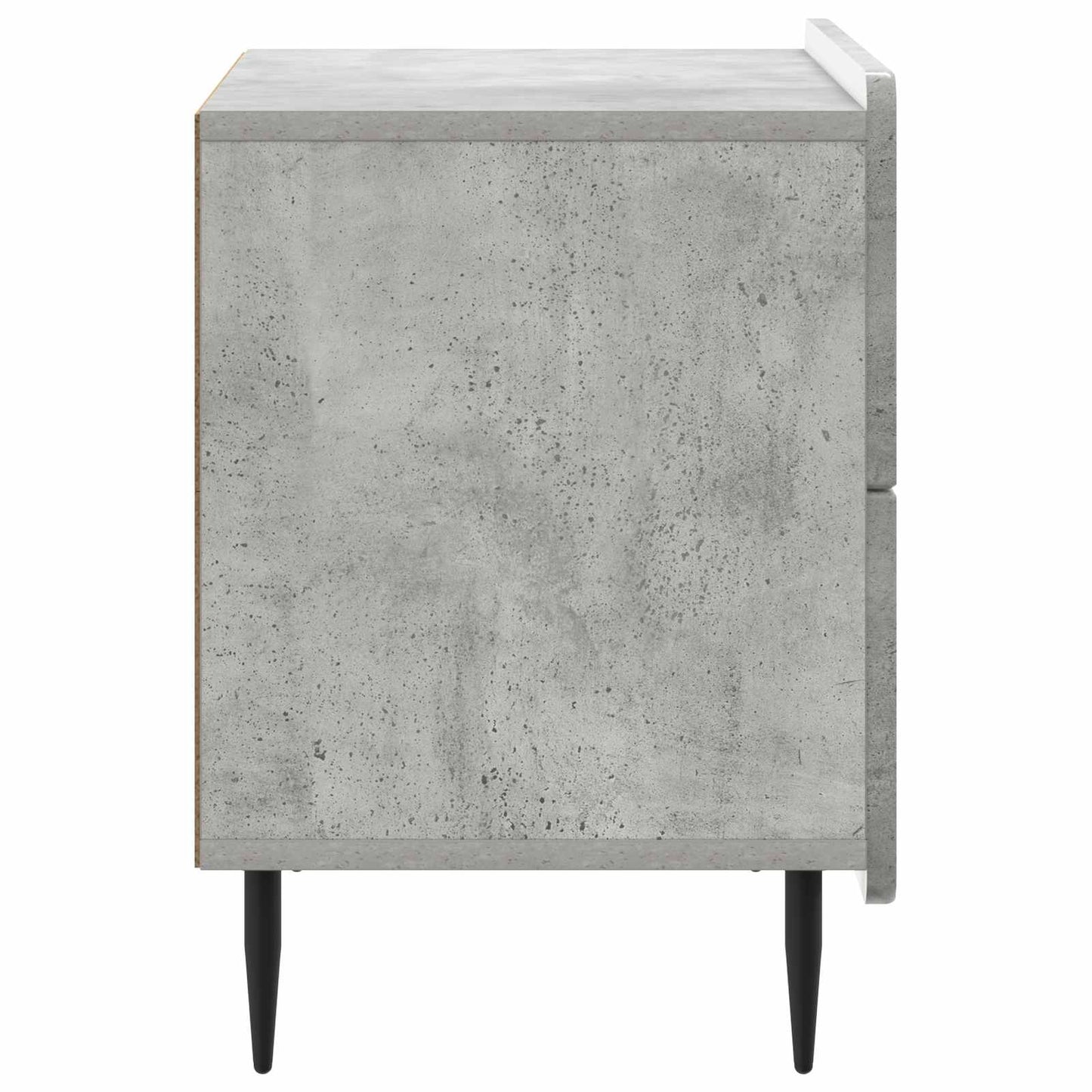 Armadio da Notte Grigio Cemento 62 x 34,5 x 49,5 cm | homemem39