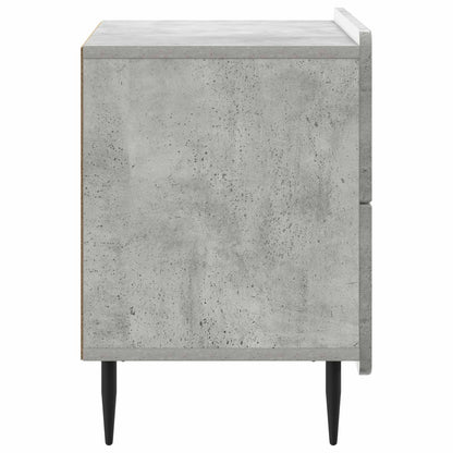 Armadio da Notte Grigio Cemento 62 x 34,5 x 49,5 cm | homemem39