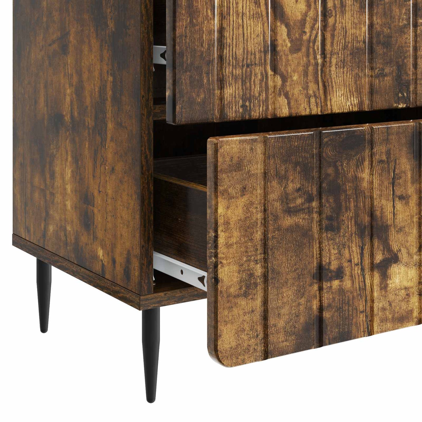 Armadio da Notte Rovere Fumo 62 x 34,5 x 49,5 cm | homemem39