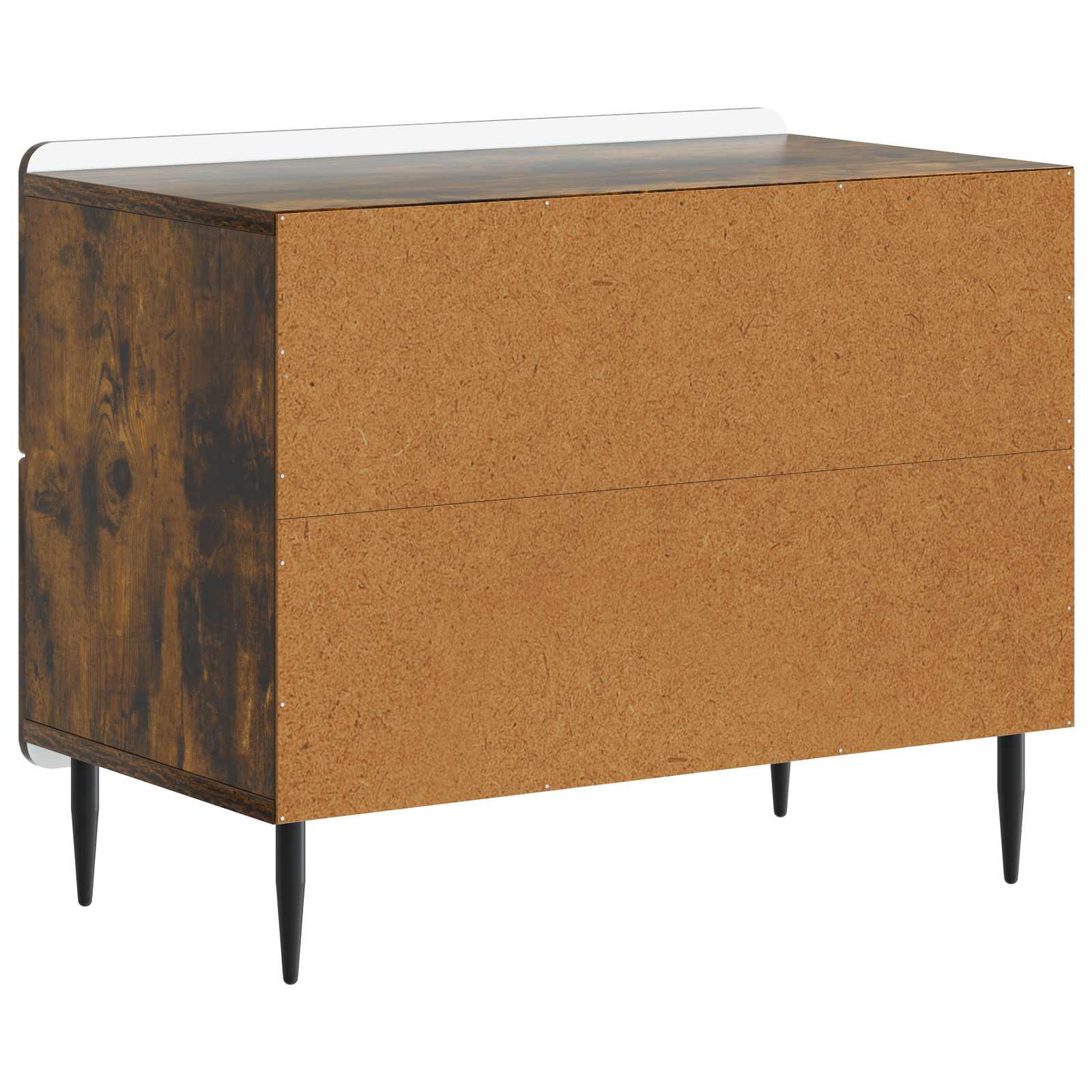Armadio da Notte Rovere Fumo 62 x 34,5 x 49,5 cm | homemem39