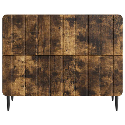 Armadio da Notte Rovere Fumo 62 x 34,5 x 49,5 cm | homemem39