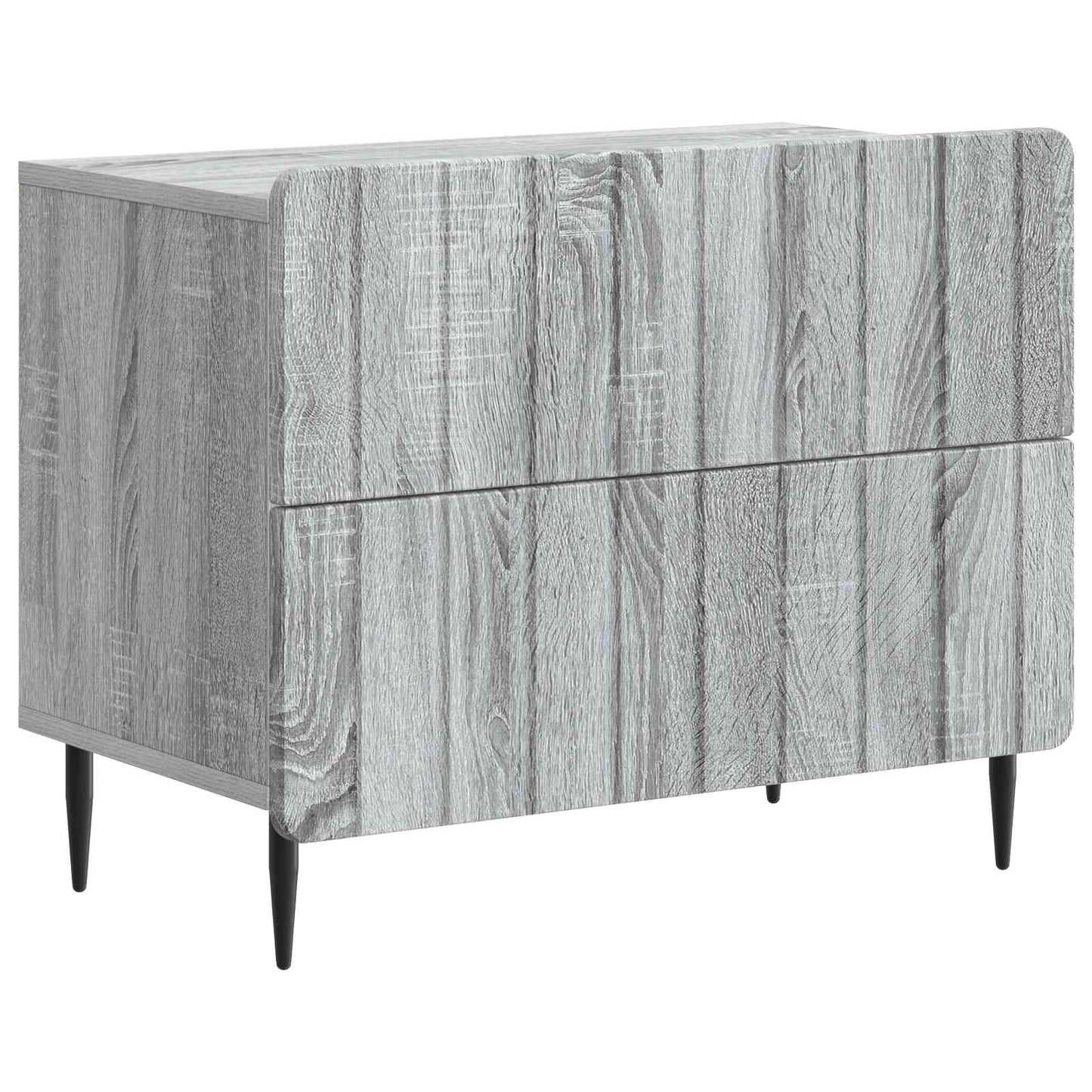 Armadio da Notte con cassetto Grigio Sonoma 62 x 34,5 x 49,5 cm