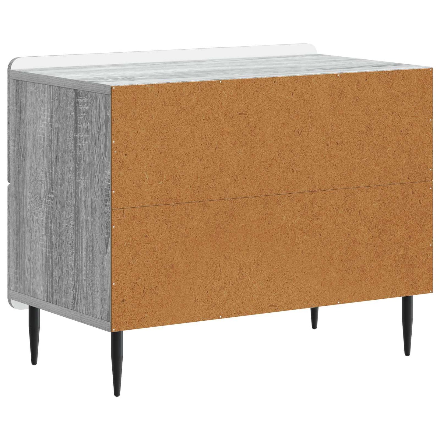 Armadio da Notte con cassetto Grigio Sonoma 62 x 34,5 x 49,5 cm | homemem39