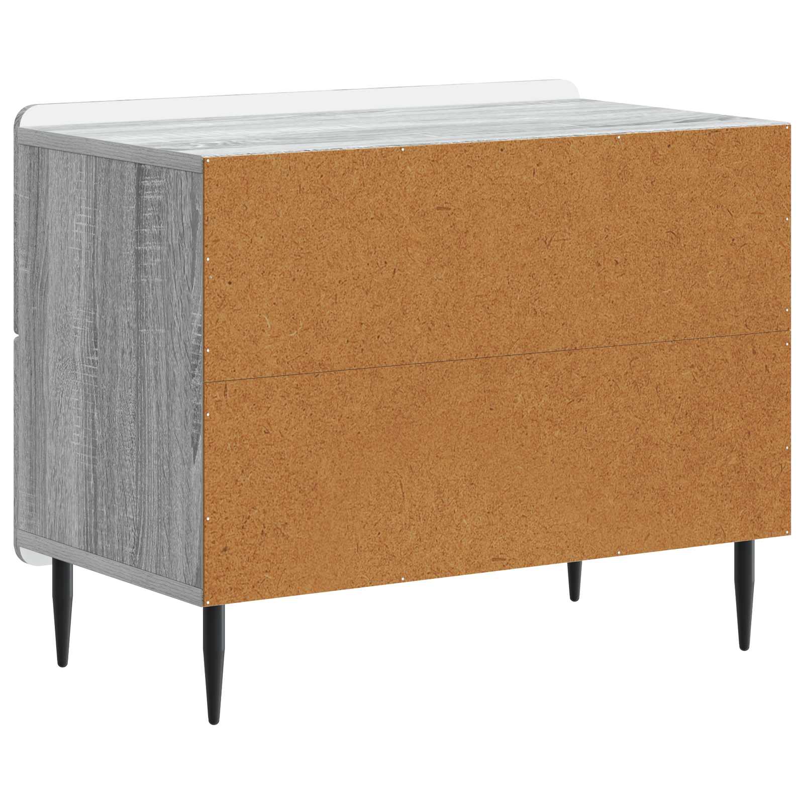 Armadio da Notte con cassetto Grigio Sonoma 62 x 34,5 x 49,5 cm | homemem39